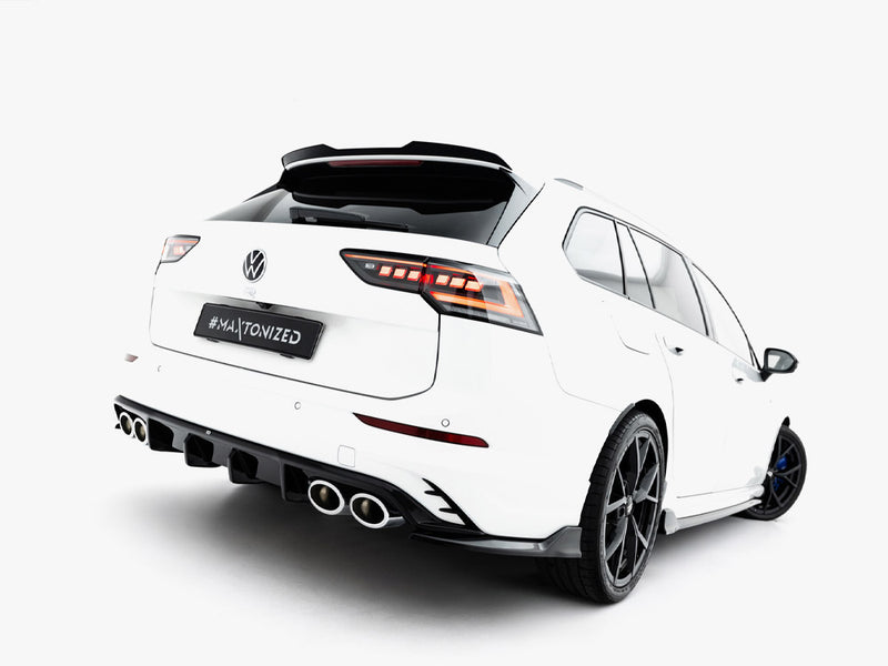 Maxton Design Rear Side Splitters V.2 Volkswagen Golf R Variant Mk8 Facelift