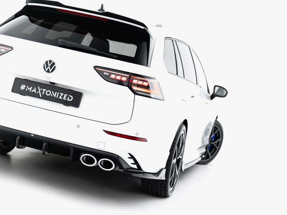 Maxton Design Rear Side Splitters V.2 Volkswagen Golf R Variant Mk8 Facelift
