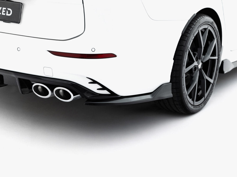 Maxton Design Rear Side Splitters V.2 Volkswagen Golf R Variant Mk8 Facelift