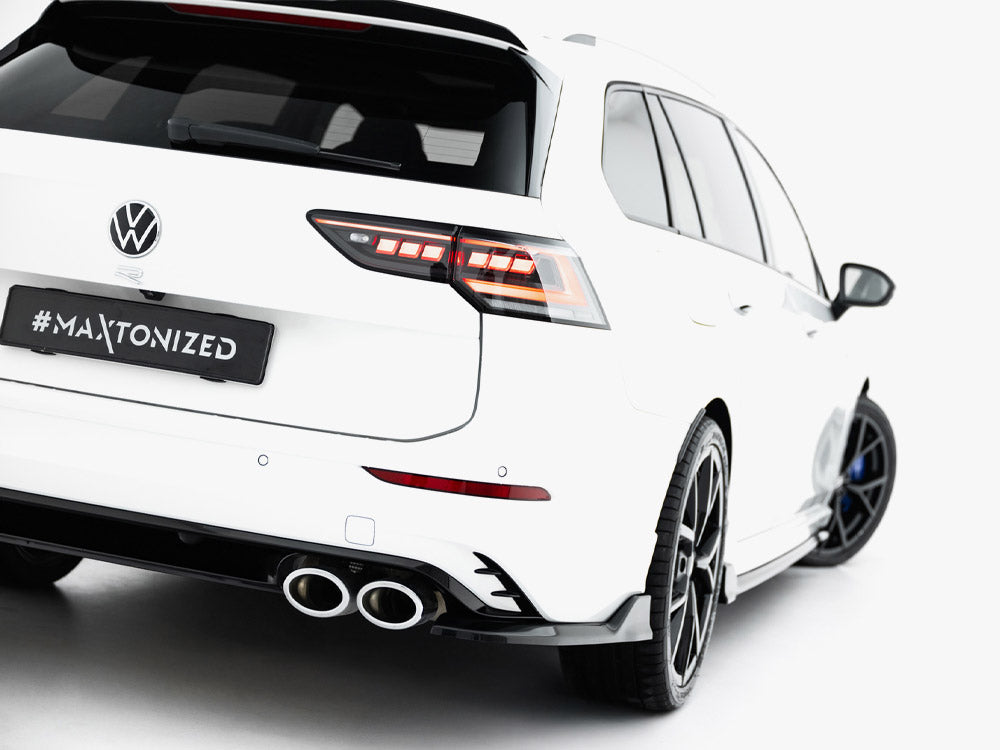 Maxton Design Rear Side Splitters V.1 Volkswagen Golf R Variant Mk8 Facelift