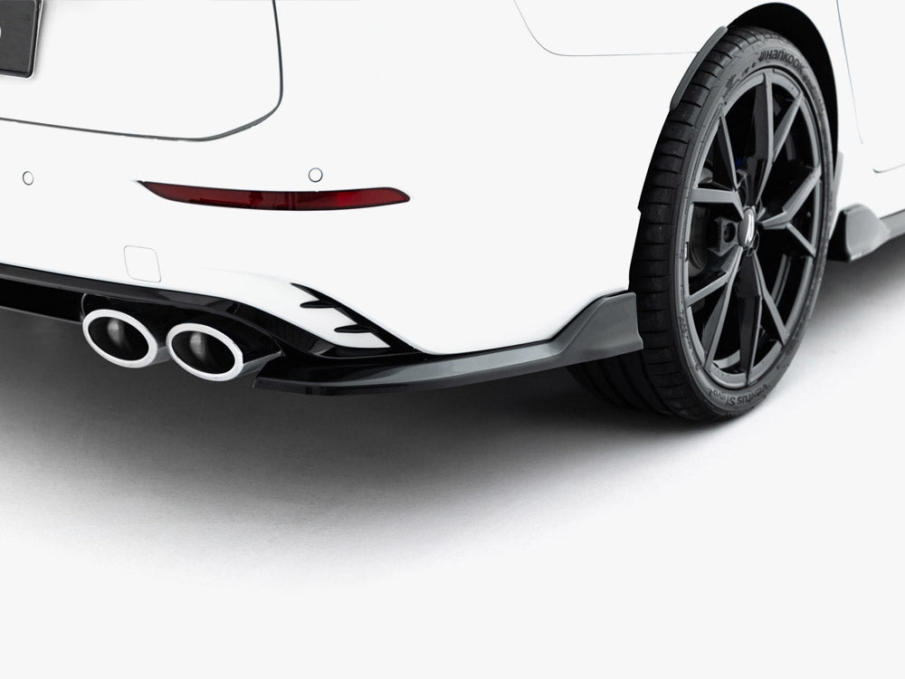 Maxton Design Rear Side Splitters V.1 Volkswagen Golf R Variant Mk8 Facelift