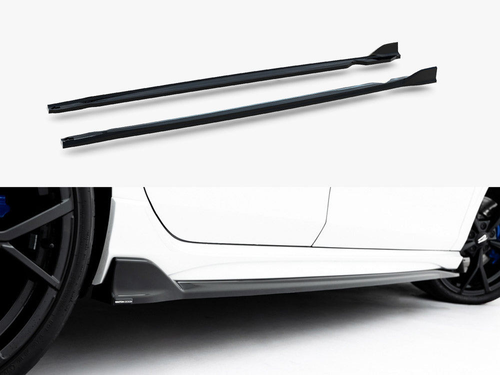Maxton Design Side Skirt Diffusers Volkswagen Golf R Variant Mk8 Facelift