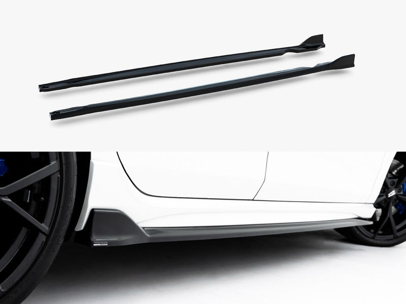 Maxton Design Side Skirt Diffusers Volkswagen Golf R Variant Mk8 Facelift