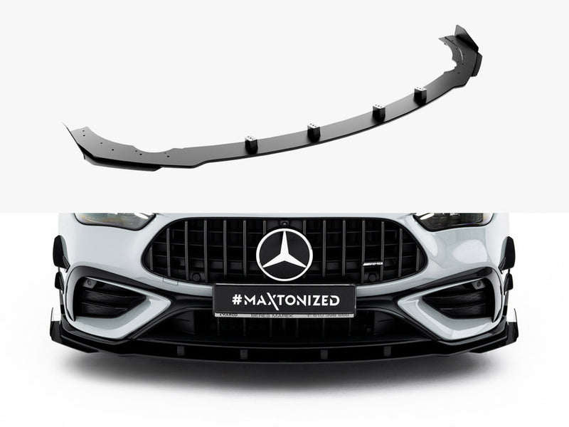 Maxton Design Street PRO Front Splitter + Flaps Mercedes-AMG CLE 53 Aero C236