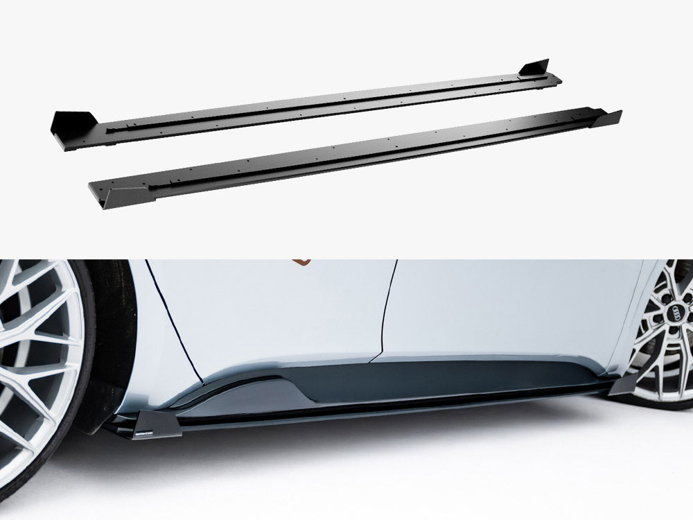 Maxton Design Street PRO Side Skirt Diffusers + Flaps Cupra Born Mk1