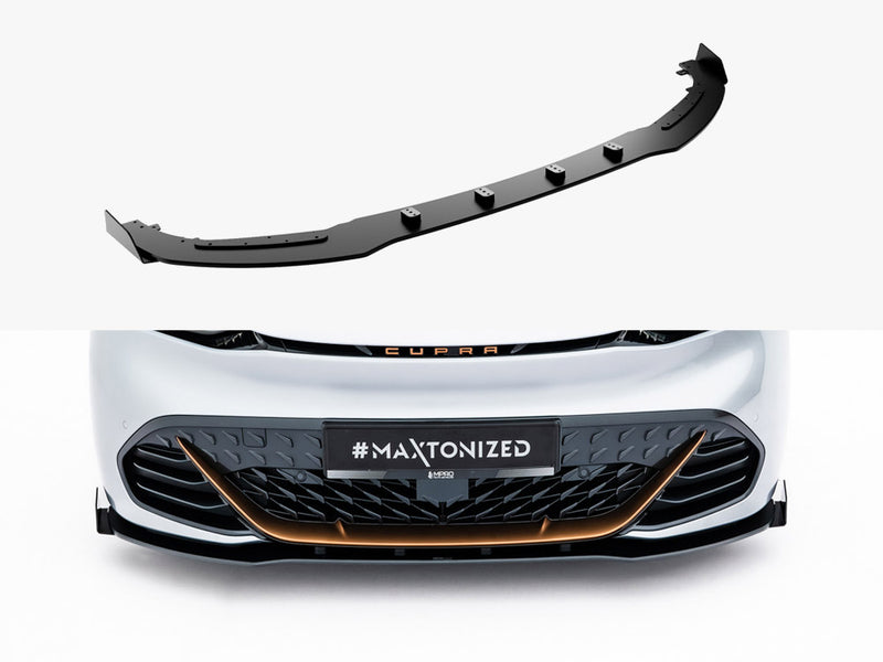 Maxton Design Street PRO Front Splitter + Flaps Cupra Born Mk1