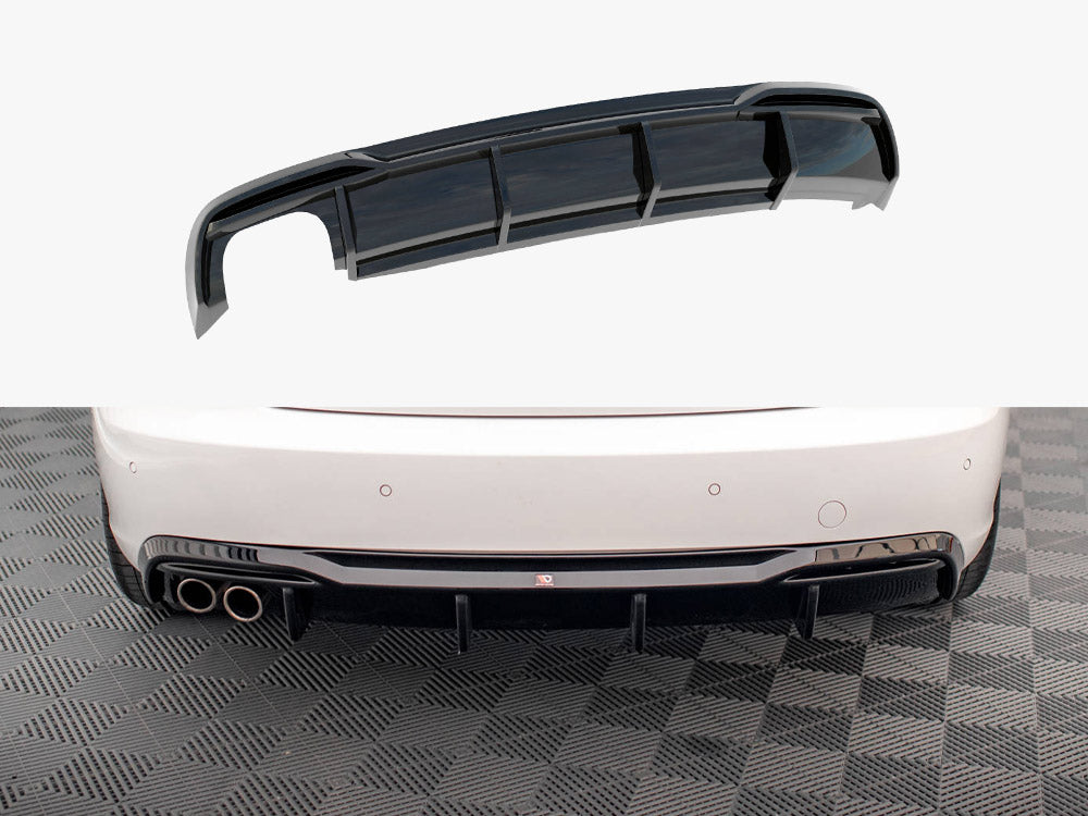 Maxton Design Rear Valance Audi A5 Sportback 8T Facelift (Version with dual exhausts on one side)
