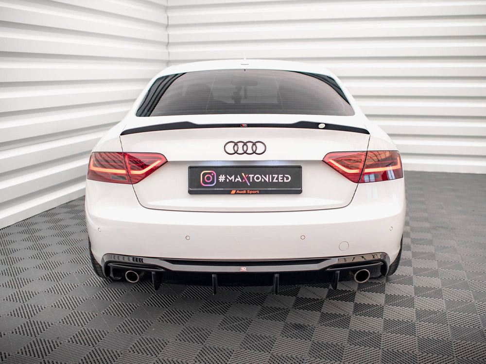 Maxton Design Rear Valance Audi A5 Sportback 8T Facelift (Version with single exhausts on both sides)