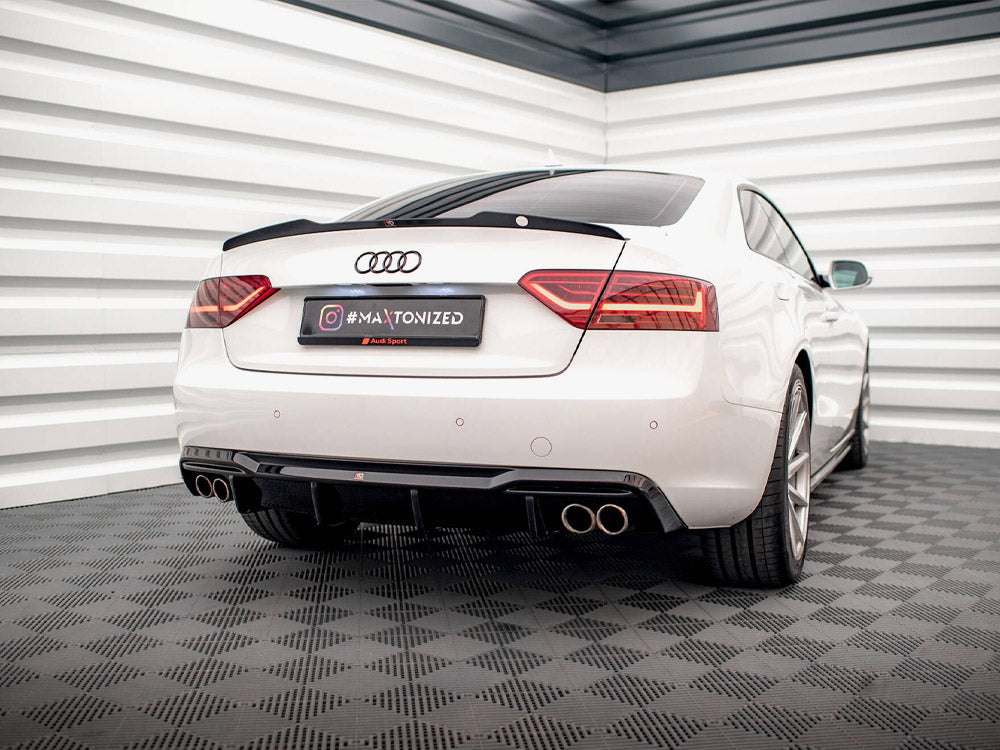 Maxton Design Rear Valance Audi A5 Sportback 8T Facelift (Version with dual exhausts on both sides)