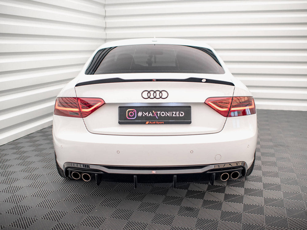 Maxton Design Rear Valance Audi A5 Sportback 8T Facelift (Version with dual exhausts on both sides)