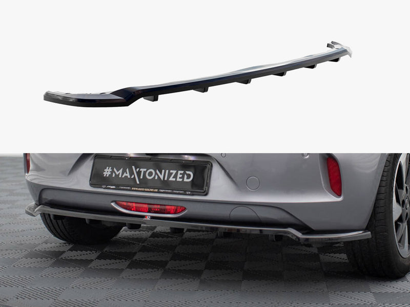 Maxton Design Rear Splitter (Vertical Bars) Opel Corsa - e F (Mk6)