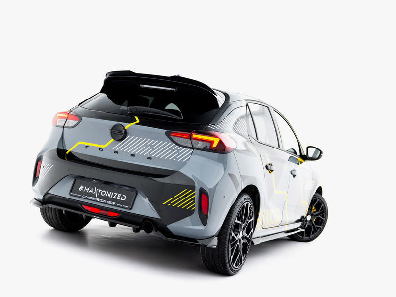 Maxton Design Rear Splitter (Vertical Bars) Opel Corsa F Facelift (Mk6 Facelift)