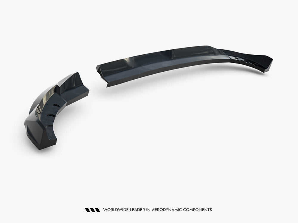 Maxton Design Rear Splitter (Vertical Bars) Opel Corsa F Facelift (Mk6 Facelift)