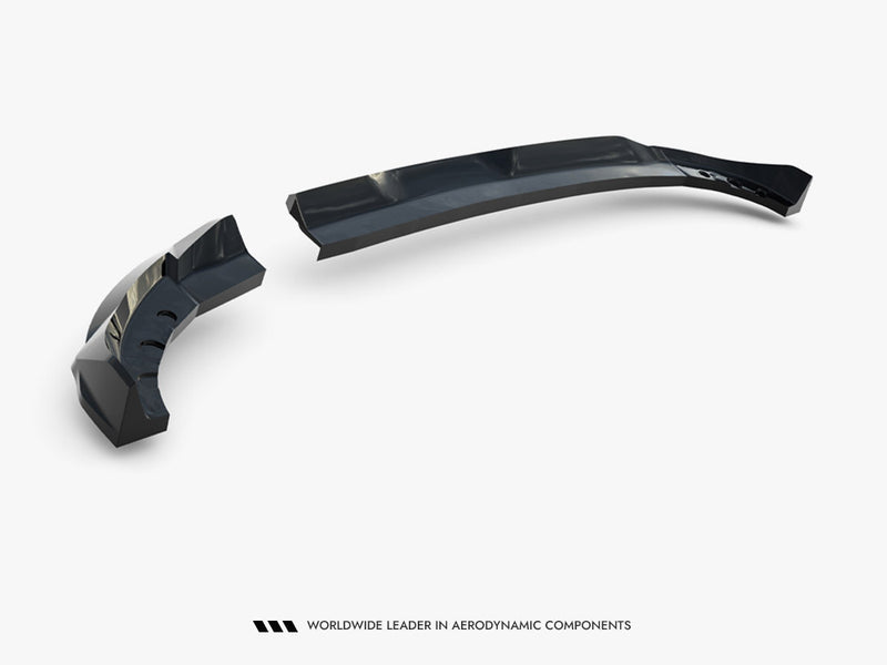 Maxton Design Rear Splitter (Vertical Bars) Opel Corsa F Facelift (Mk6 Facelift)