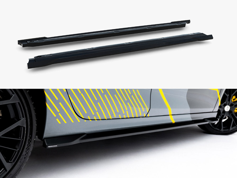 Maxton Design Side Skirt Diffusers Opel Corsa F Facelift (Mk6 Facelift)