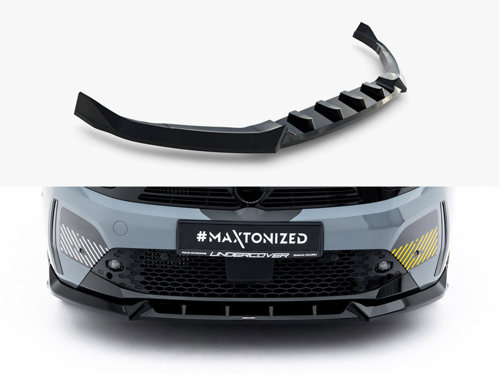 Maxton Design Front Splitter Opel Corsa F Facelift (Mk6 Facelift)