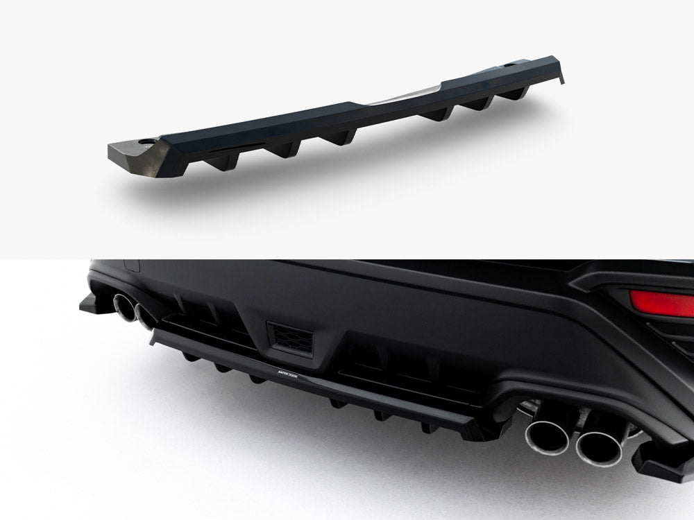 Maxton Design Rear Splitter (Vertical Bars) Subaru WRX STI Mk2
