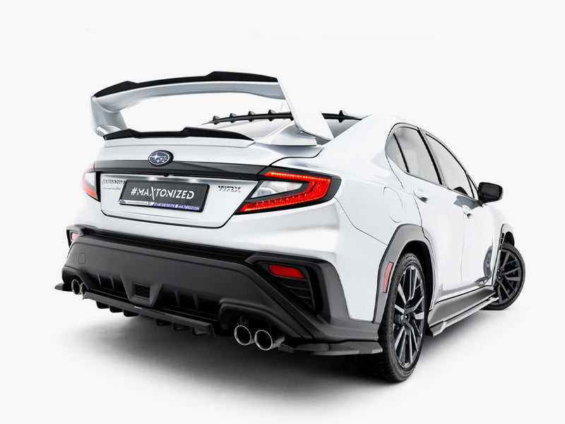 Maxton Design Rear Splitter (Vertical Bars) Subaru WRX STI Mk2