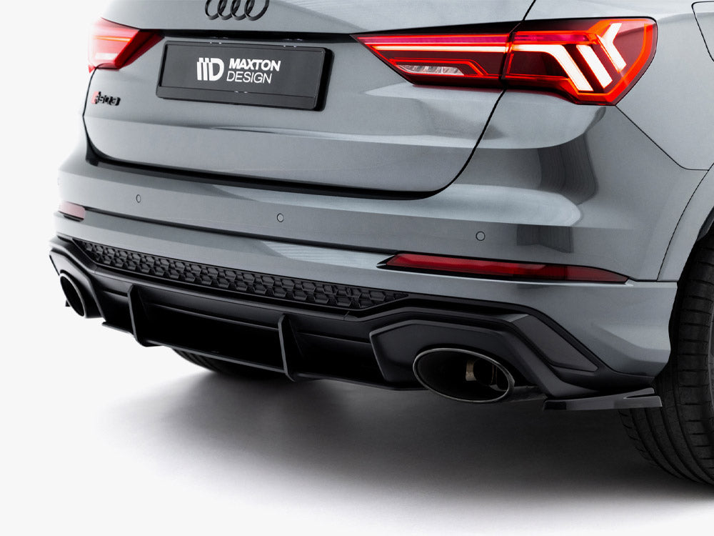Maxton Design Street PRO Rear Diffuser Audi RSQ3 Sportback / SUV F3