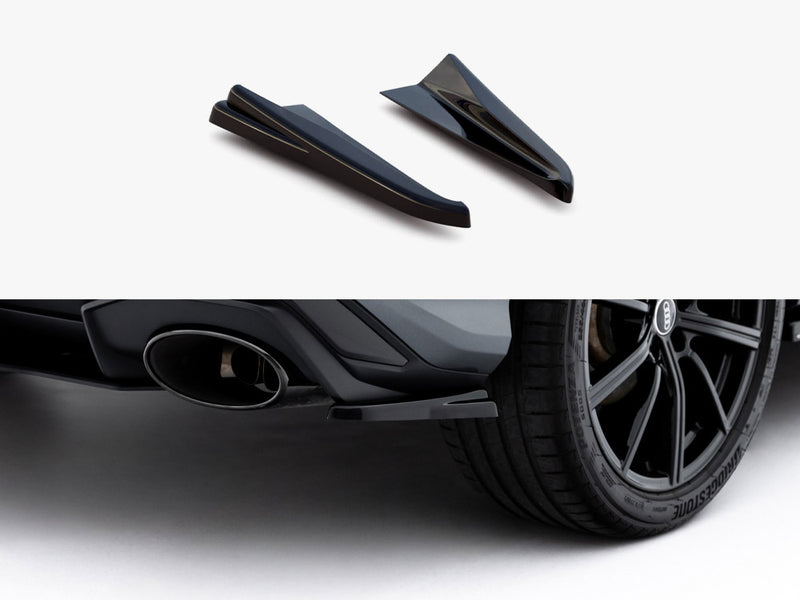 Maxton Design Rear Side Splitters Audi RSQ3 SUV F3