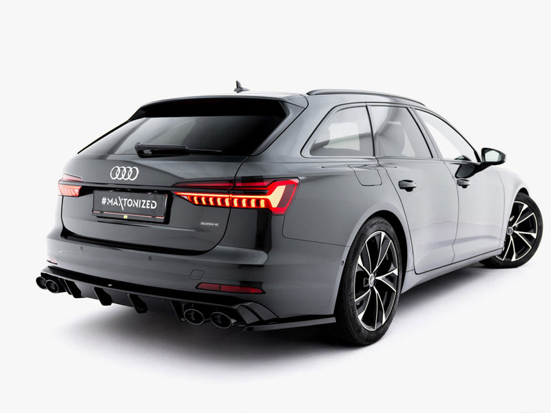 Maxton Design Rear Side Splitters Audi A6 Sedan / Avant C8 / C8 Facelift