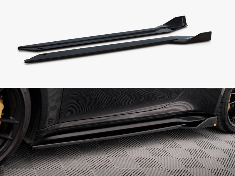 Maxton Design Side Skirts Diffusers Porsche 911 Turbo S 992