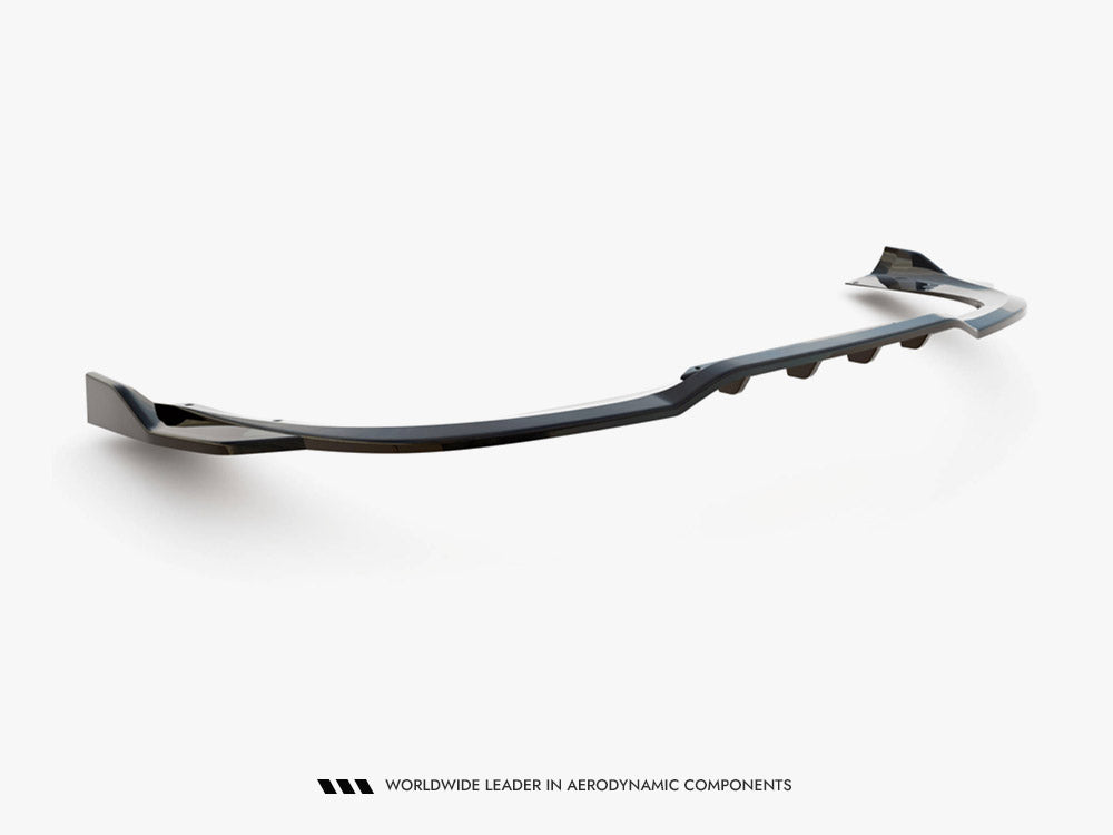 Maxton Design Rear Splitter (Vertical Bars) Porsche 911 Turbo S 992