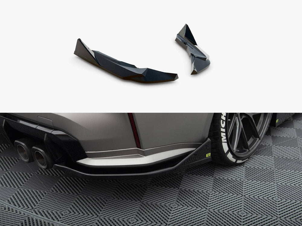 Maxton Design Rear Side Splitters V.3 CSL Look BMW M4 G82 / G82 Facelift