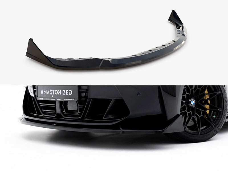 Maxton Design Front Splitter V.4 CSL Look BMW M3 Sedan / Touring G80 / G81