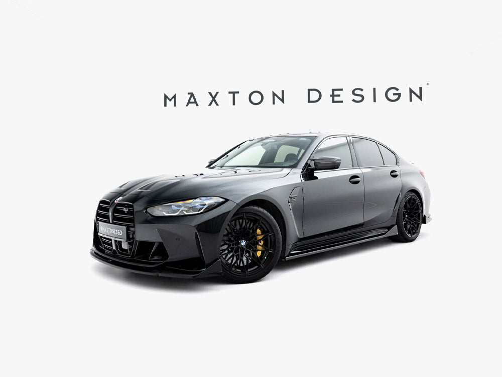 Maxton Design Front Splitter V.4 CSL Look BMW M3 Sedan / Touring G80 / G81