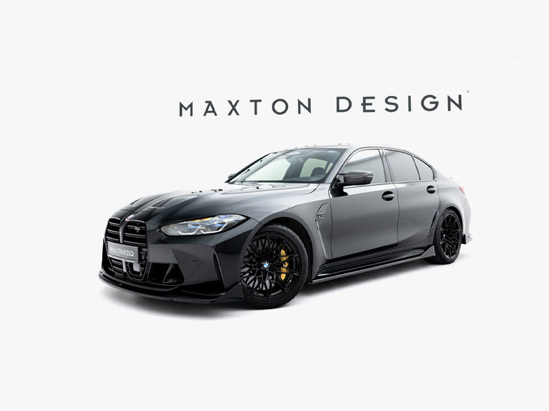 Maxton Design Front Splitter V.4 CSL Look BMW M3 Sedan / Touring G80 / G81