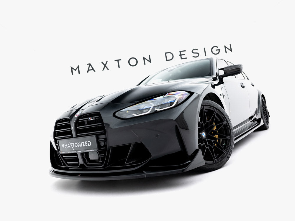 Maxton Design Front Splitter V.4 CSL Look BMW M3 Sedan / Touring G80 / G81