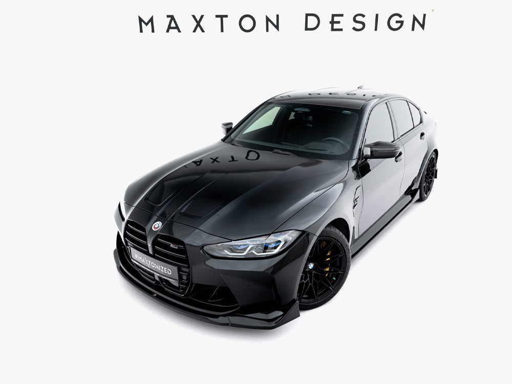 Maxton Design Front Splitter V.4 CSL Look BMW M3 Sedan / Touring G80 / G81