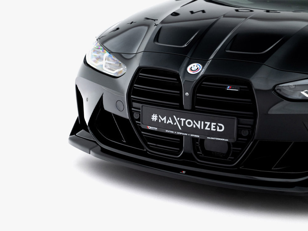 Maxton Design Front Splitter V.4 CSL Look BMW M3 Sedan / Touring G80 / G81