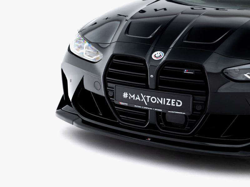 Maxton Design Front Splitter V.4 CSL Look BMW M3 Sedan / Touring G80 / G81