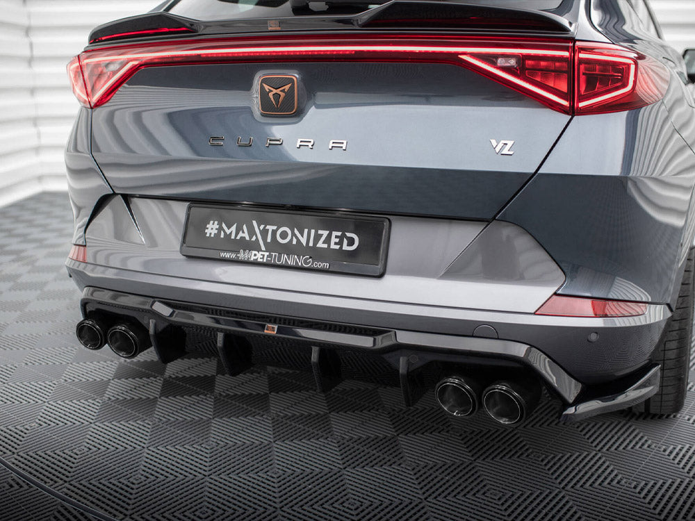 Maxton Design Rear Valance V.3 + Exhaust Tips Cupra Formentor VZ Mk1 / Mk1 Facelift