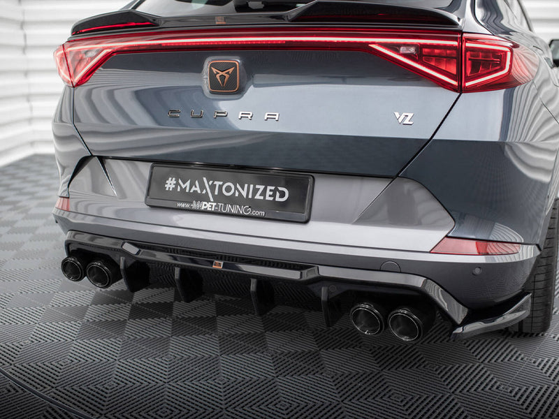 Maxton Design Rear Valance V.3 + Exhaust Tips Cupra Formentor VZ Mk1 / Mk1 Facelift