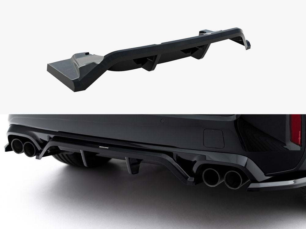 Maxton Design Rear Splitter (Vertical Bars) BMW X1 M35i U11