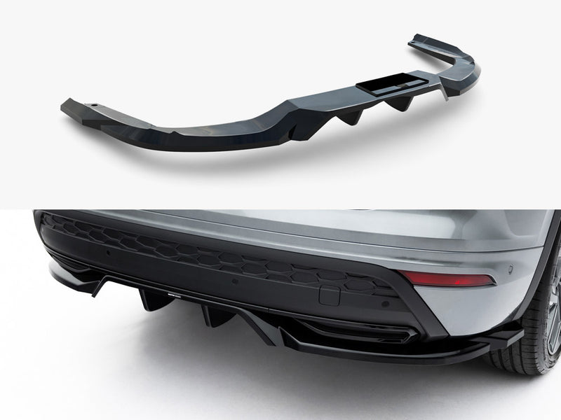 Maxton Design Rear Splitter (Vertical Bars) Skoda Kodiaq Sportline Mk2