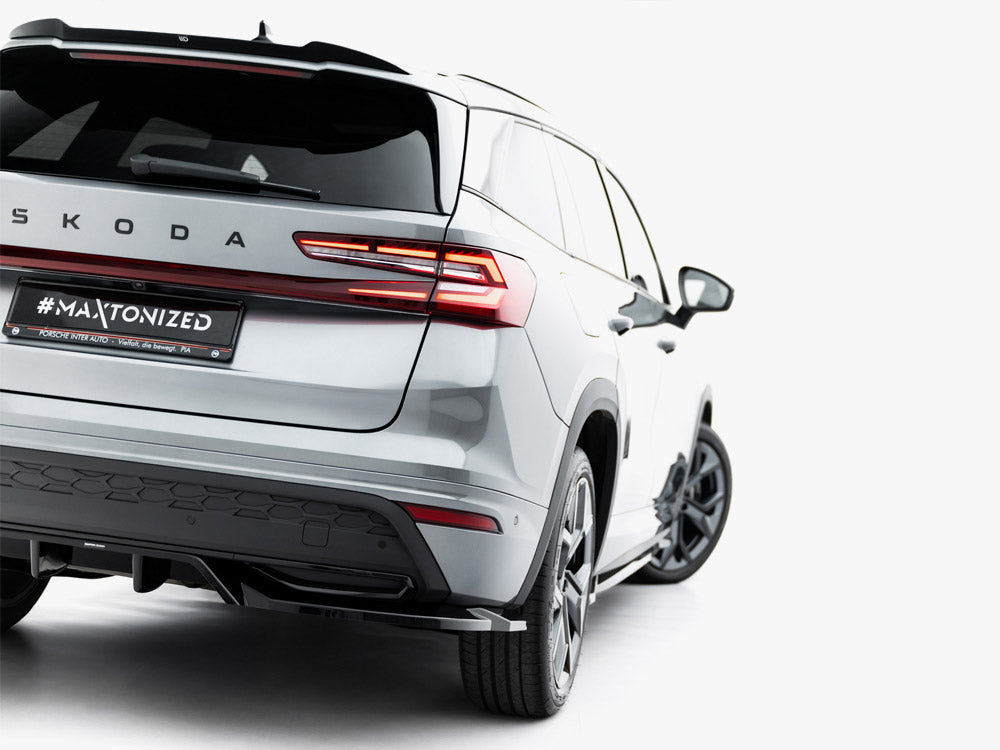 Maxton Design Rear Splitter (Vertical Bars) Skoda Kodiaq Sportline Mk2