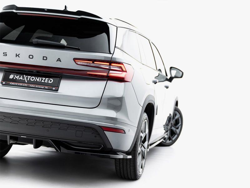 Maxton Design Rear Splitter (Vertical Bars) Skoda Kodiaq Sportline Mk2