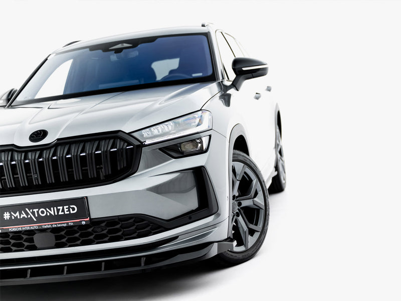Maxton Design Front Splitter V.2 Skoda Kodiaq Sportline Mk2