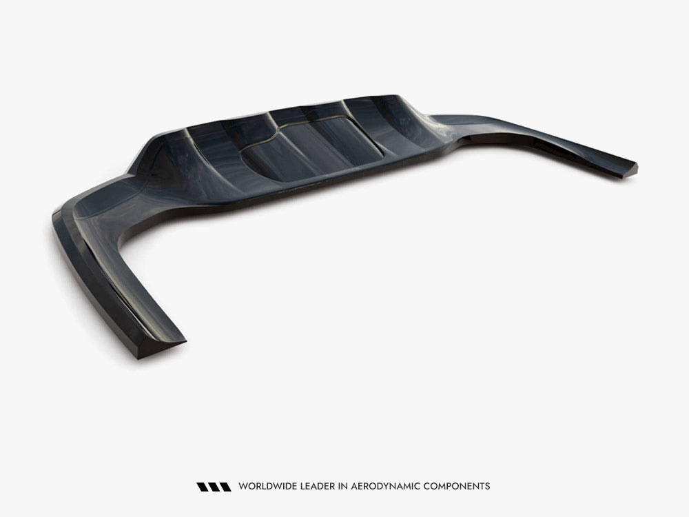 Maxton Design Rear Splitter (Vertical Bars) Mercedes-Benz GLC Coupe AMG-Line C254