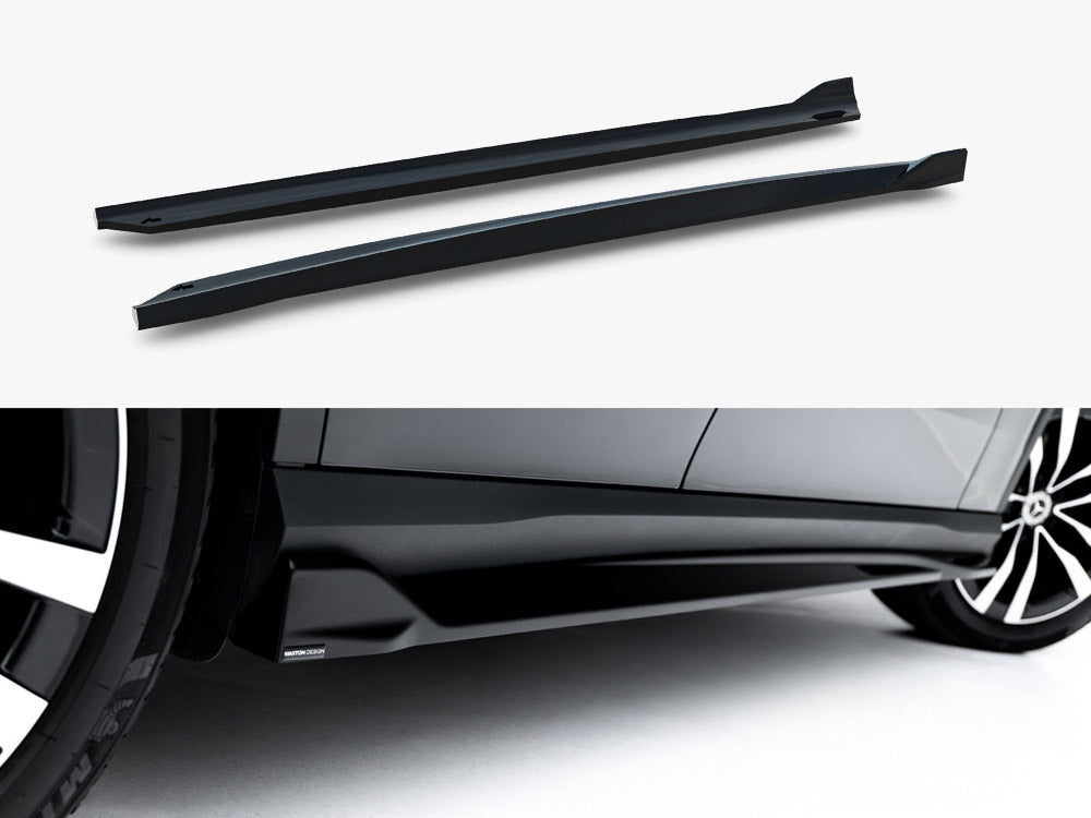 Maxton Design Side Skirt Diffusers Mercedes-Benz GLC Coupe C254