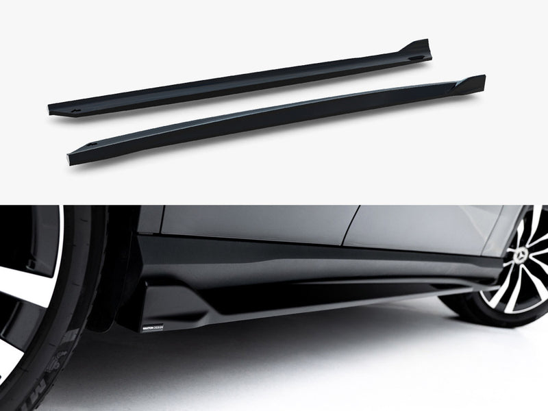 Maxton Design Side Skirt Diffusers Mercedes-Benz GLC Coupe C254