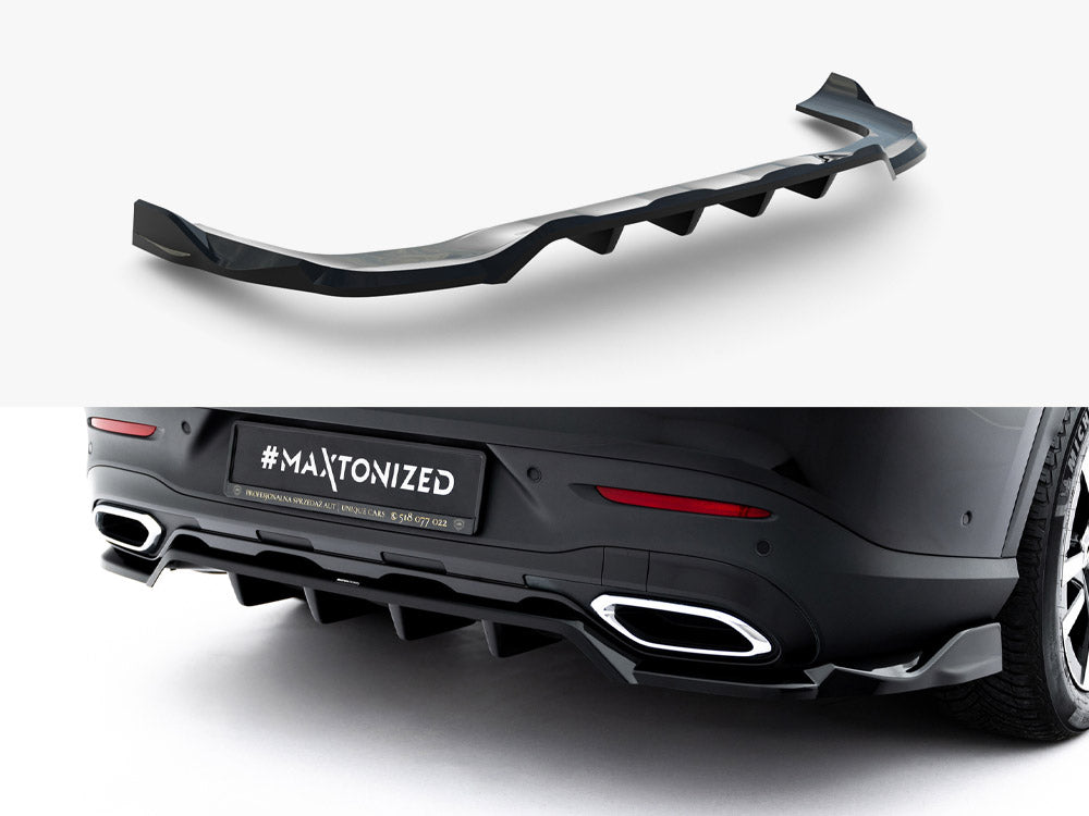 Maxton Design Rear Splitter (Vertical Bars) Mercedes-Benz GLC Coupe C254