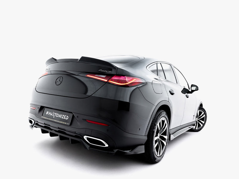 Maxton Design Rear Splitter (Vertical Bars) Mercedes-Benz GLC Coupe C254