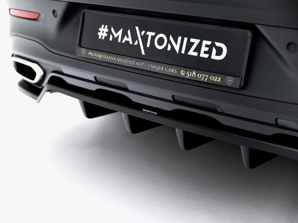Maxton Design Rear Splitter (Vertical Bars) Mercedes-Benz GLC Coupe C254
