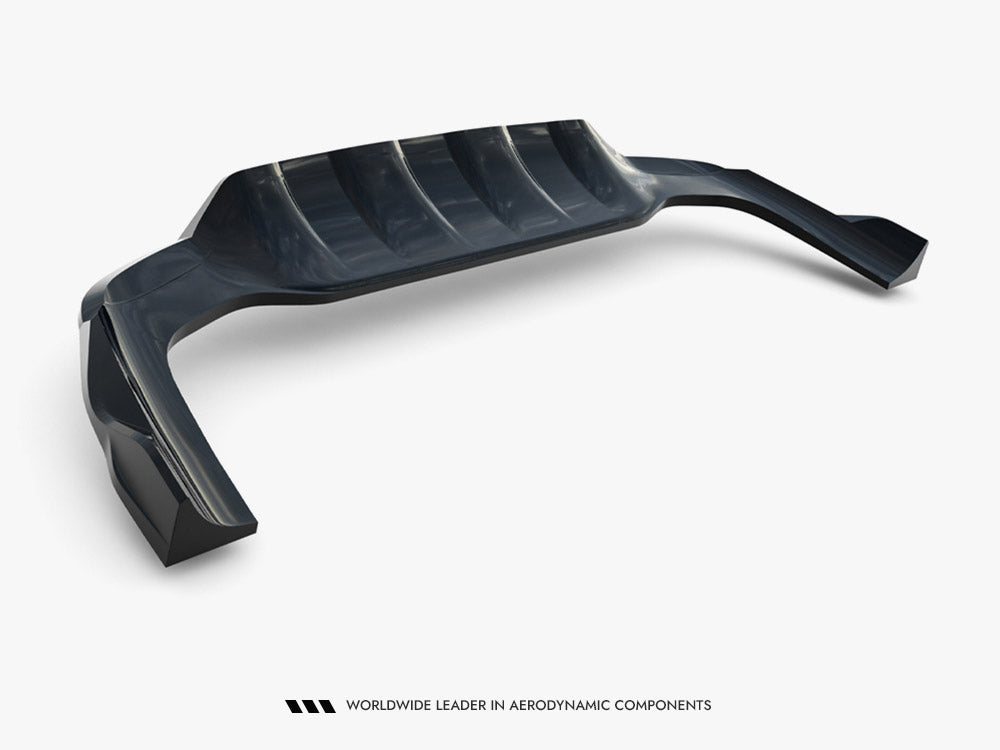 Maxton Design Rear Splitter (Vertical Bars) Mercedes-Benz GLC Coupe C254