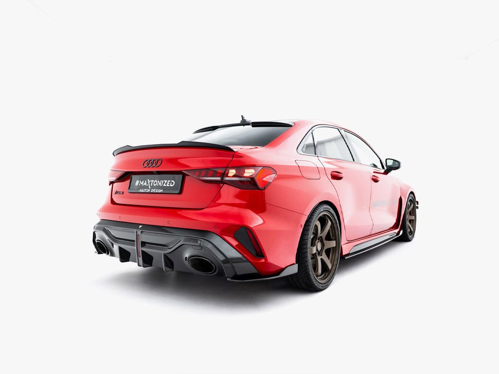 Maxton Design Spoiler CAP Audi A3 S-Line Sedan / S3 Sedan 8Y Facelift